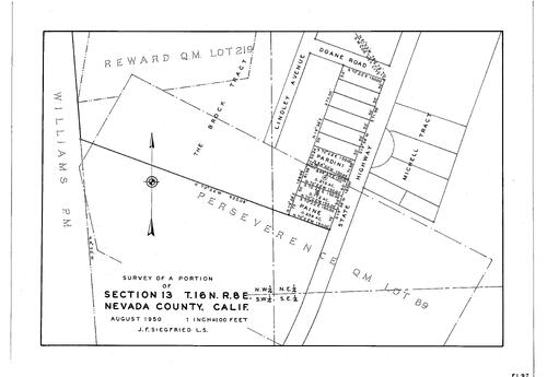 Click to see 16, R8 Section 13, 1950 of Allan Beeson Survey Maps Book EL