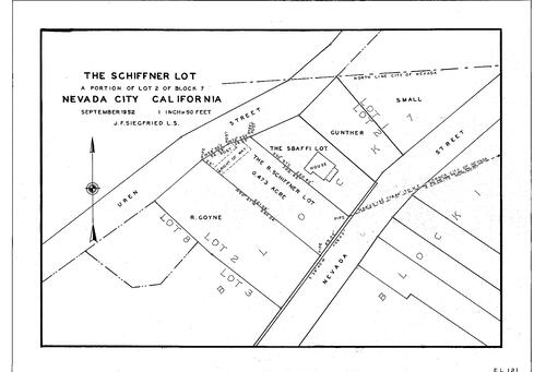 Click to see The Schiffner lot, 1952 of Allan Beeson Survey Maps Book EL