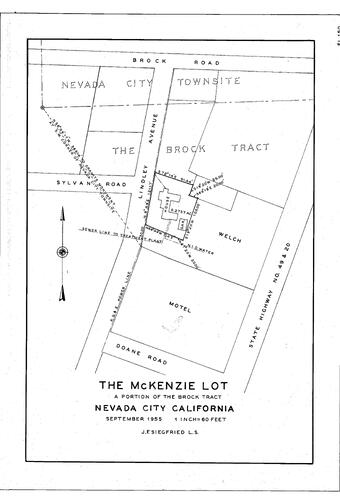Click to see The McKenzie Lot, 1955 of Allan Beeson Survey Maps Book EL