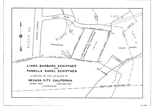 Click to see Nevada City, Block 53, lot 1 1957 of Allan Beeson Survey Maps Book EL