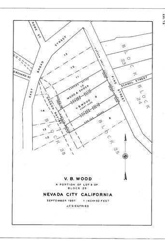 Click to see V. B. Wood, 1957 of Allan Beeson Survey Maps Book EL