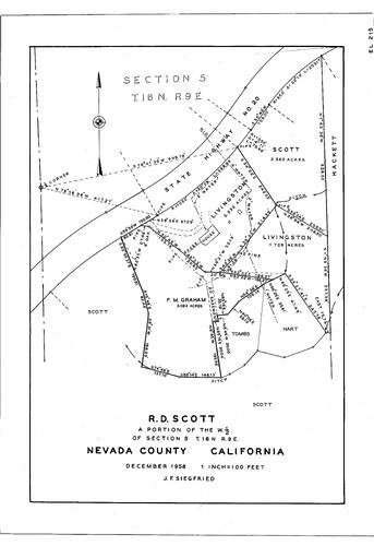 Click to see R. D. Scott, 1958 of Allan Beeson Survey Maps Book EL