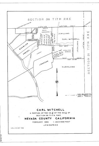 Click to see Carl Mitchell, 1959 of Allan Beeson Survey Maps Book EL