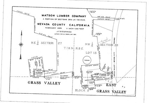 Click to see Matson Lumber Co., 1959 of Allan Beeson Survey Maps Book EL