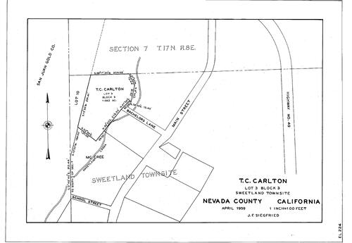 Click to see Beeson EL Map Book, pg. 224 of Allan Beeson Survey Maps Book EL