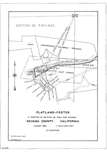 Click to see Flatland-Foster, 1960 of Allan Beeson Survey Maps Book EL