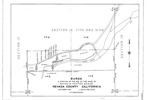 Click to see Burda, 1961 of Allan Beeson Survey Maps Book EL