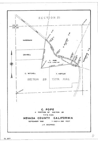 Click to see C. Pape, 1960 of Allan Beeson Survey Maps Book EL