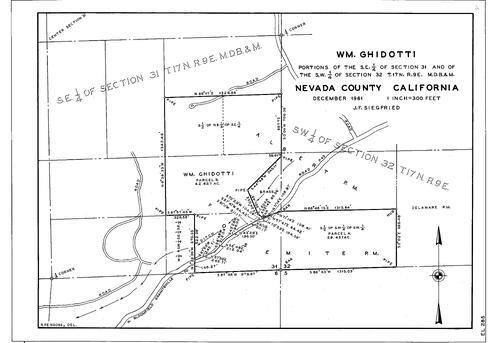 Click to see William Ghidotti, 1961 of Allan Beeson Survey Maps Book EL
