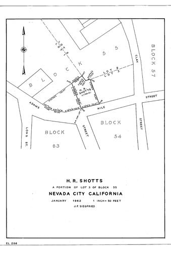 Click to see H. R. Shotts, 1962 of Allan Beeson Survey Maps Book EL