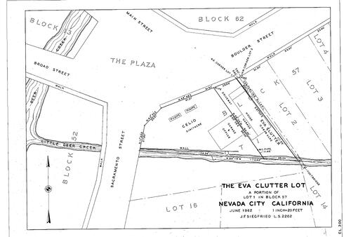 Click to see Eva C;itter Lot, 1962 of Allan Beeson Survey Maps Book EL