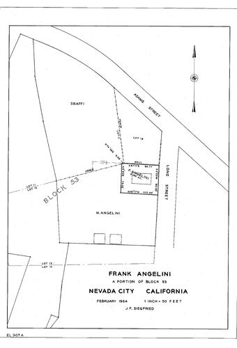 Click to see Frank Angelini, 1964 of Allan Beeson Survey Maps Book EL