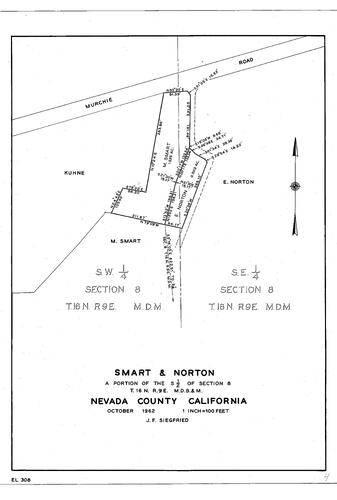 Click to see Smart & Norton, 1962 of Allan Beeson Survey Maps Book EL