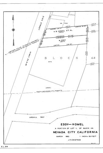 Click to see Eddy-Homel, 1963 of Allan Beeson Survey Maps Book EL