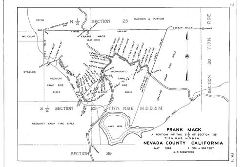 Click to see Frank Mack, 1963 of Allan Beeson Survey Maps Book EL