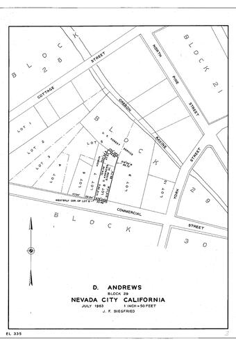 Click to see D. Andrews, 1963 of Allan Beeson Survey Maps Book EL