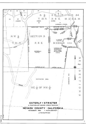 Click to see Esterly-Strieter, 1963 of Allan Beeson Survey Maps Book EL