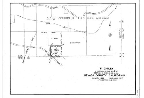 Click to see F. Dailey, 1964 of Allan Beeson Survey Maps Book EL
