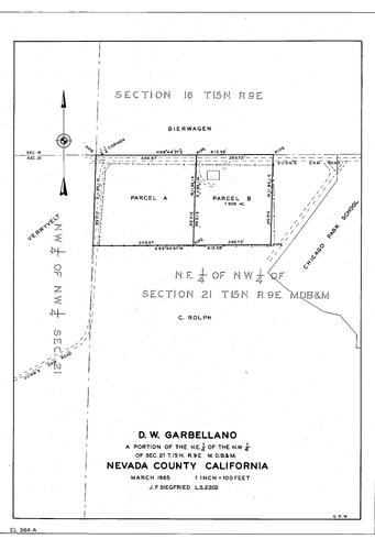 Click to see D. W. Garbellano, 1965 of Allan Beeson Survey Maps Book EL