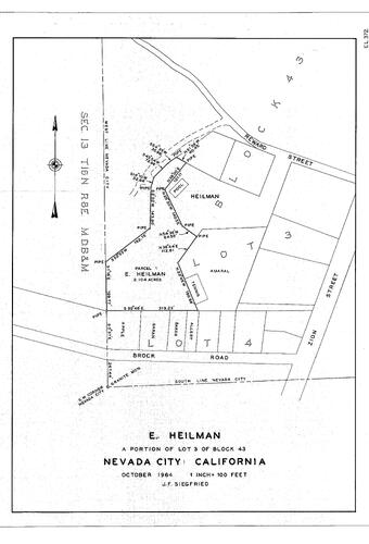 Click to see E. Heilman, 1964 of Allan Beeson Survey Maps Book EL