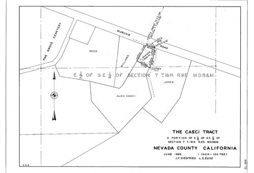 Click to see The Casci Tract, 1965 of Allan Beeson Survey Maps Book EL