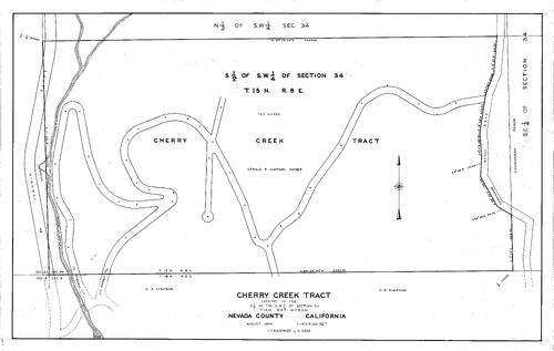 Click to see Cherry Creek Tract, 1946 of Allan Beeson Survey Maps Book ER