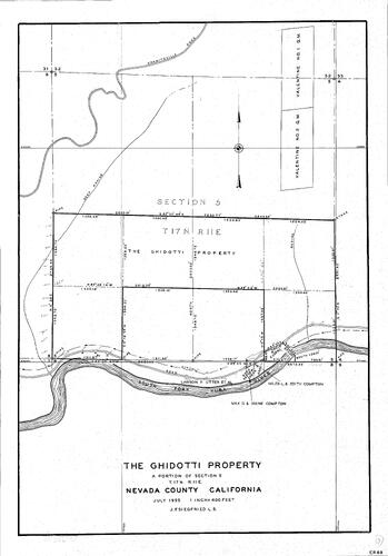 Click to see The Ghidotti Property, 1955 of Allan Beeson Survey Maps Book ER