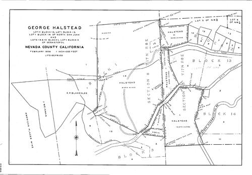 Click to see George Halstead, 1958 of Allan Beeson Survey Maps Book ER