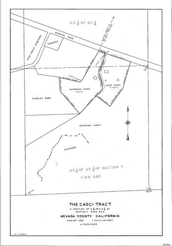 Click to see The Casci Tract, 1958 of Allan Beeson Survey Maps Book ER