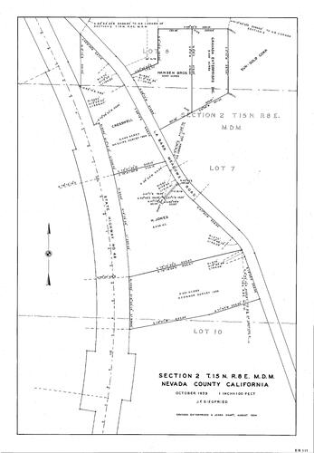 Click to see T15, R8, Section 2, 1959 of Allan Beeson Survey Maps Book ER