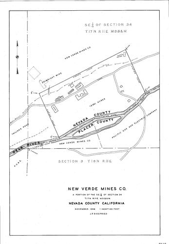 Click to see New Verde Mines Co., 1959 of Allan Beeson Survey Maps Book ER