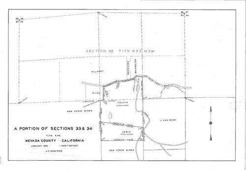 Click to see T17, R9 Sections 33, 34, 1960 of Allan Beeson Survey Maps Book ER