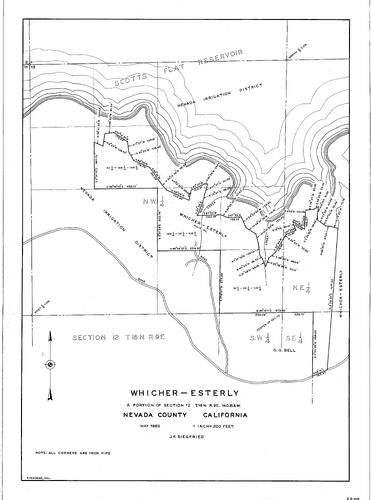 Click to see Whicher-Esterly, 1960 of Allan Beeson Survey Maps Book ER