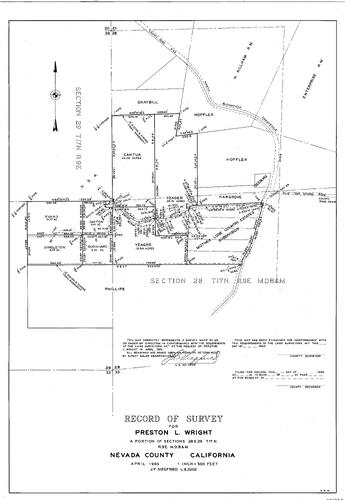 Click to see Preston L. Wright, 1965 of Allan Beeson Survey Maps Book ER