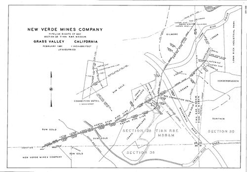 Click to see New Verde Mines Co., 1961 of Allan Beeson Survey Maps Book ER