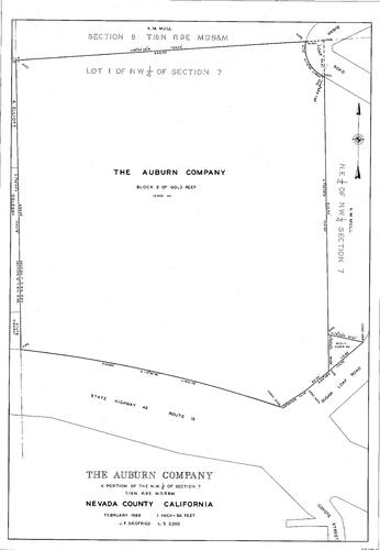 Click to see The Auburn Company, 1965 of Allan Beeson Survey Maps Book ER
