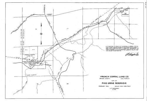 Click to see French Corral Land Co., 1964 of Allan Beeson Survey Maps Book ER