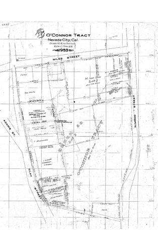 Click to see O'Connor Tract, 1933 of Allan Beeson Survey Maps Book ER