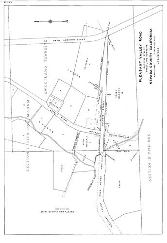 Click to see Pleasant Valley Road, 1962 of Allan Beeson Survey Maps Book ER