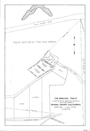 Click to see The Benuzzi Tract, 1962 of Allan Beeson Survey Maps Book ER