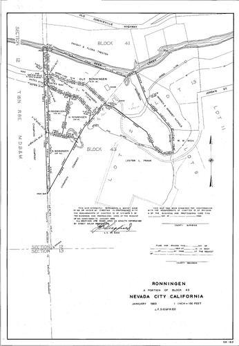 Click to see Ronningen, 1963 of Allan Beeson Survey Maps Book ER