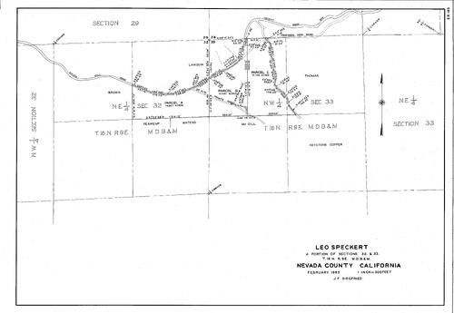 Click to see Leo Speckert, 1963 of Allan Beeson Survey Maps Book ER
