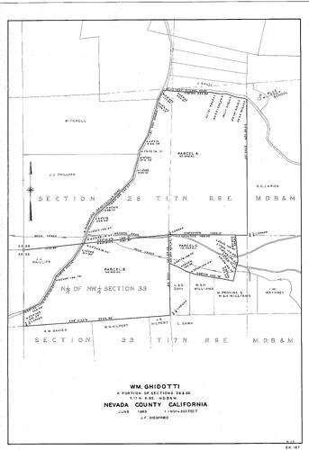 Click to see Wm. Ghidotti, 1963 of Allan Beeson Survey Maps Book ER