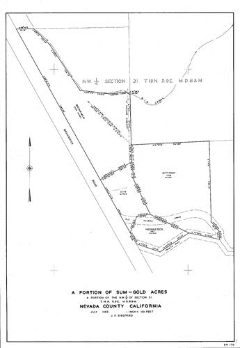 Click to see A portion of Sum-Gold Acres, 1963 of Allan Beeson Survey Maps Book ER