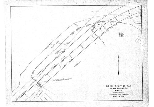 Click to see Road Right of Way in Washington, 1948 of Allan Beeson Survey Maps Book ER