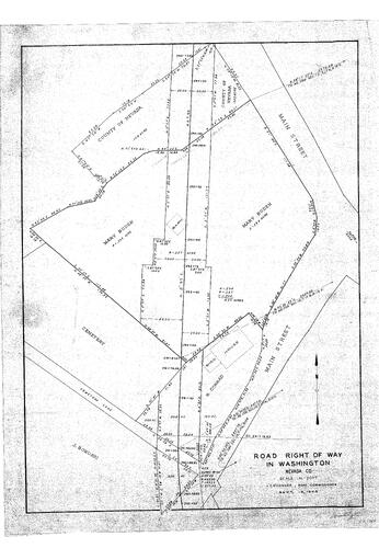 Click to see Road R/W in Washington, 1948 of Allan Beeson Survey Maps Book ER