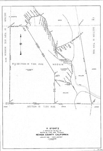 Click to see P. Stortz, 1966 of Allan Beeson Survey Maps Book ER