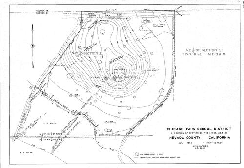 Click to see Chicago Park School District, 1964 of Allan Beeson Survey Maps Book ER