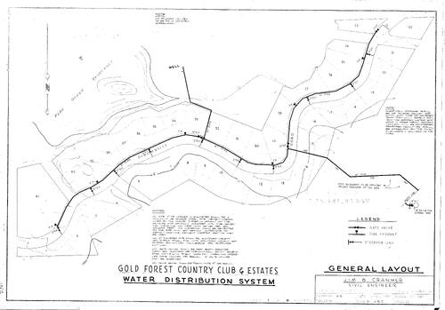 Click to see Gold Forest Country Club & Estates Water etc. of Allan Beeson Survey Maps Book ER