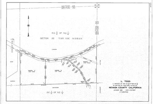 Click to see L. Todd, 1965 of Allan Beeson Survey Maps Book ER
